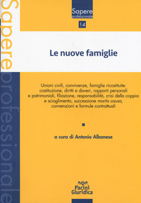 Le nuove famiglie. Unioni civili, convivenze, famiglie ricostituite: costituzione, diritti e doveri, rapporti personali e patrimoniali, filiazione, responsabilità, crisi della coppia e scioglimento, successione mortis causa, convenzioni e formule contrattuali