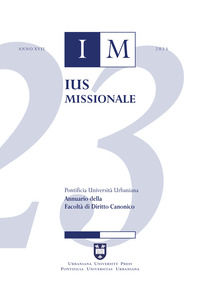 Ius missionale. Annuario della facoltà di diritto canonico. Vol. 17