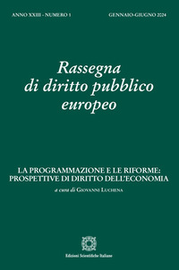 Rassegna di diritto pubblico europeo. Vol. 1