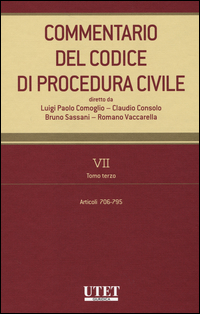 Commentario del codice di procedura civile. Vol. 7/3: Articoli 706-795