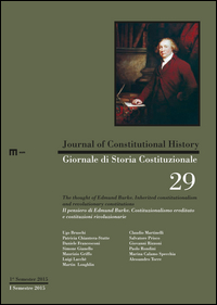 Giornale di storia costituzionale. Ediz. italiana e inglese. Vol. 29