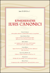 Ephemerides Iuris canonici. Vol. 1