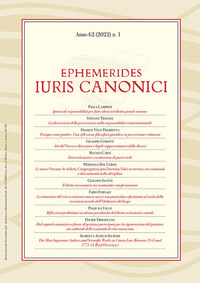 Ephemerides Iuris canonici. Vol. 1