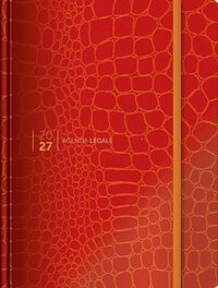 Agenda Legale 2027 Croco Arancio con App Agenda Legale PRO