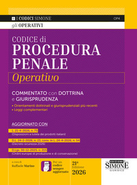 Codice di procedura penale operativo 2026. Commentato con dottrina e giurisprudenza