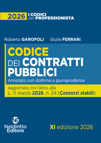 Nuovo Codice dei Contratti pubblici 2026 annotato con dottrina e giurisprudenza