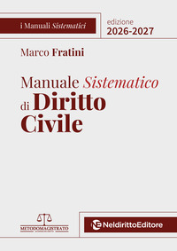 Manuale sistematico di diritto civile 2026-2027