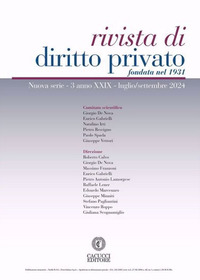Rivista di diritto privato. Vol. 3: Luglio/settembre